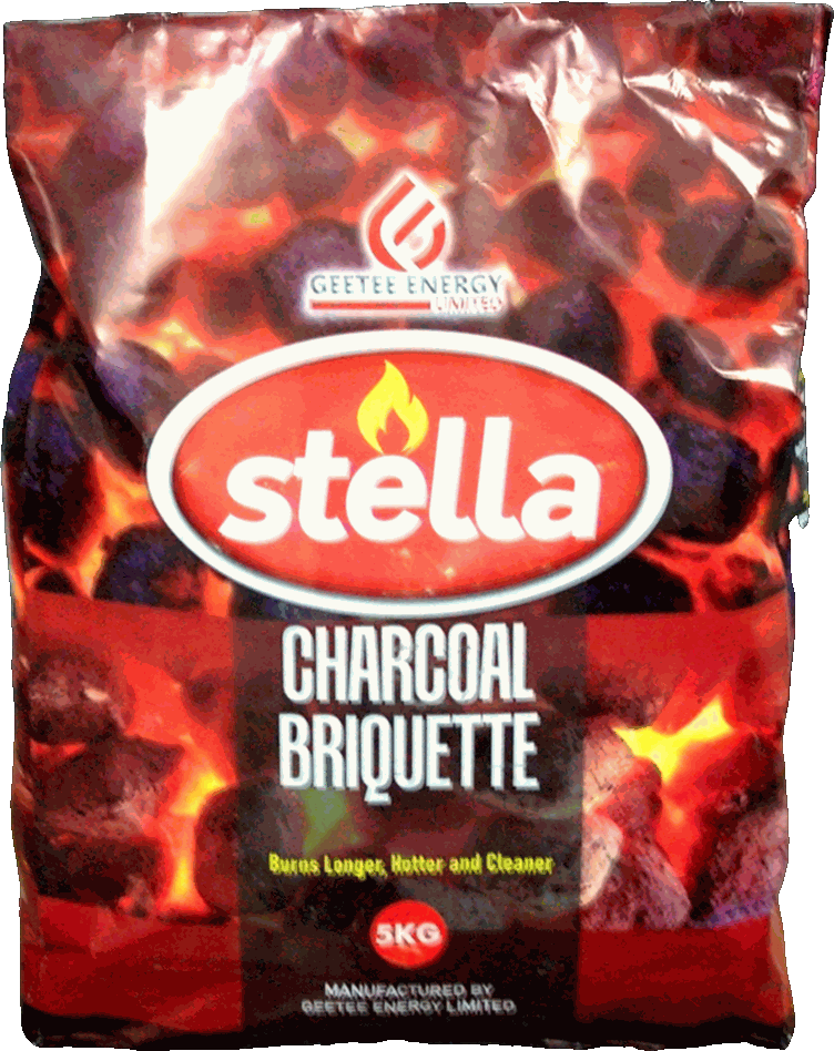 5kg pack of Stella Charcoal Briquette